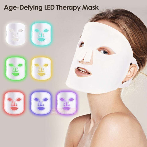 Age-Defying LED Silicone Mask - Colorful Light Therapy for Skin Rejuvenation Soloist