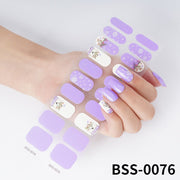 Custom Gel Nail Stickers with Light Therapy - Checkerboard Design Soloist