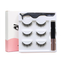 Glue-Free Magnetic Lashes - 5 -Magnet Eyelash Extensions with Self-Adhesive Eyeliner Soloist