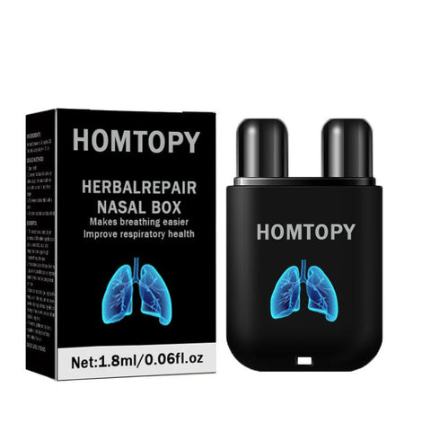 HOMTOPY Double-Hole Nasal Inhaler Cooling Stick-Instant Refreshing Soloist
