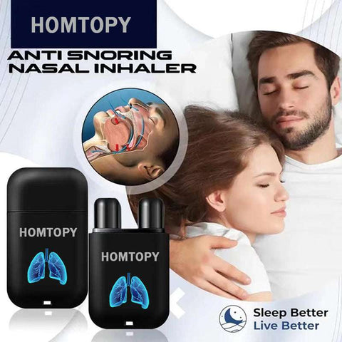 HOMTOPY Double-Hole Nasal Inhaler Cooling Stick-Instant Refreshing Soloist