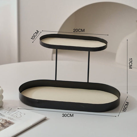 Iron Cosmetics Storage Box - Aromatherapy Perfume Rack & Tray Soloist