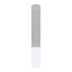 For product image: "Korean Glass Nail File with nano-polishing technology for a smooth, flawless nail finish."
For lifestyle image: "Close-up of hands using the Korean Glass Nail File to shape nails."
