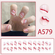 Luxe Fake Nails - Elegance with Chic Patterns Soloist