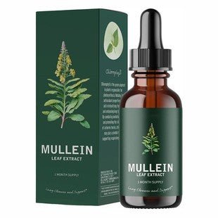 Mullein Leaf Extract Liquid Drops - Herbal Supplement for Respiratory Support Soloist