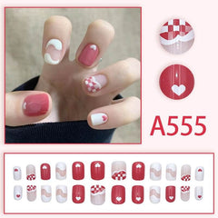Summer French Tip Fake Nails - Removable Wearable Nail Stickers,Easy Blended ManicureAchieve a flawless, salon-quality manicure at home with the Summer French Tip Fake Nails. These removable wearable nail stickers offer an easy, mess-free solution for a b
